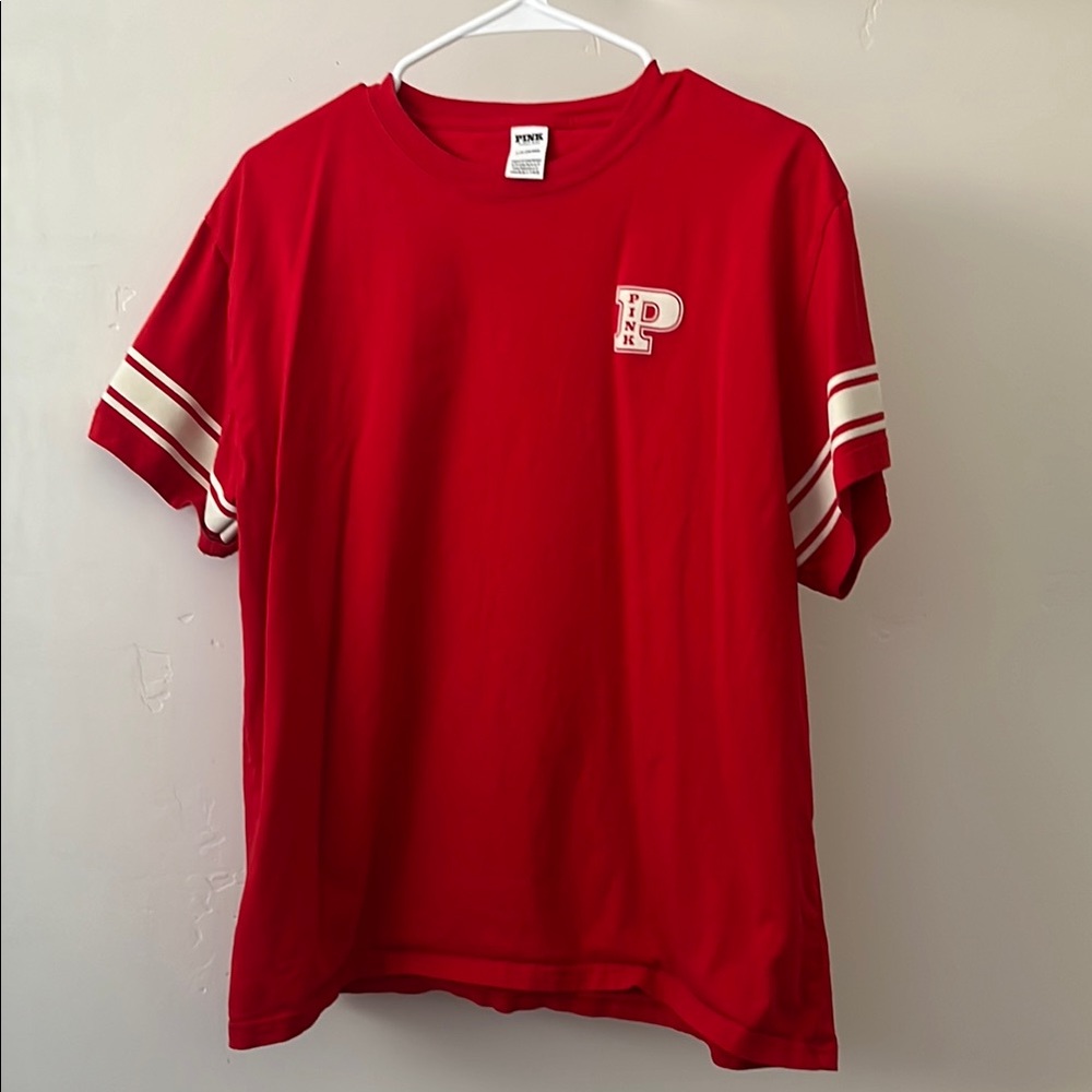 PINK Victoria's Secret Red Womens Shirt